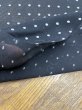 画像5: 生地：ポリエステル ジョーゼット スノーカット（黒／白ドット） (5)