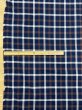 画像3: 生地：綿100％ チェック柄（紺／茶／白） (3)