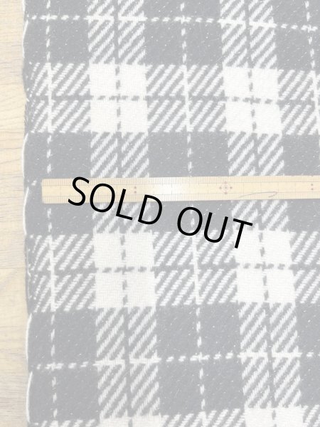 画像3: 生地：ウール100％ チェックラメ（ホワイト／ブラック） (3)