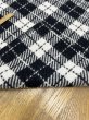 画像4: 生地：ウール100％ チェックラメ（ホワイト／ブラック） (4)