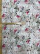 画像2: 生地：ポリエステル100％ フローラルプリント（ヴィンテージクリーム） (2)