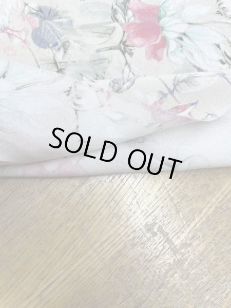 画像5: 生地：ポリエステル100％ フローラルプリント（ヴィンテージクリーム） (5)