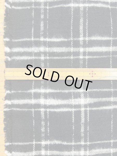 画像3: 生地：綿100％ チェック柄（黒／白） (3)