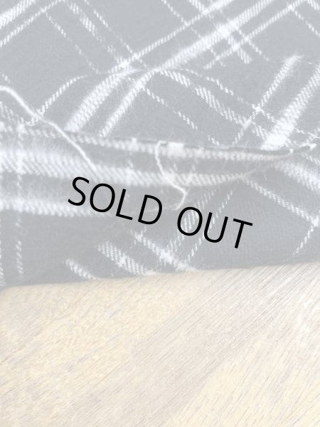 画像5: 生地：綿100％ チェック柄（黒／白） (5)