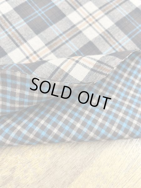 画像6: 生地：コットンチェック リバーシブル（ベージュ） (6)