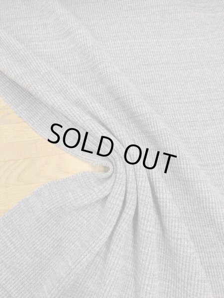 画像5: 生地：綿ポリエステル 霜降りテレコニット（杢ライトグレー） (5)