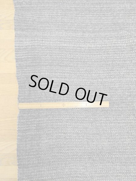 画像2: 生地：綿ポリエステル 霜降りテレコニット（杢グレー） (2)