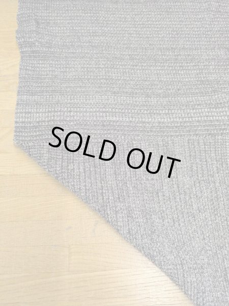 画像4: 生地：綿ポリエステル 霜降りテレコニット（杢グレー） (4)