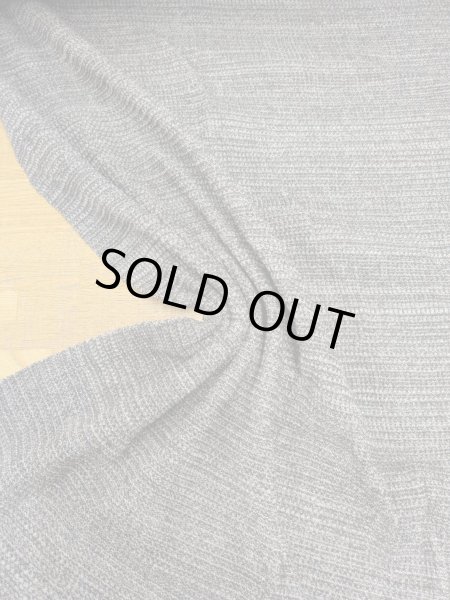 画像6: 生地：綿ポリエステル 霜降りテレコニット（杢グレー） (6)