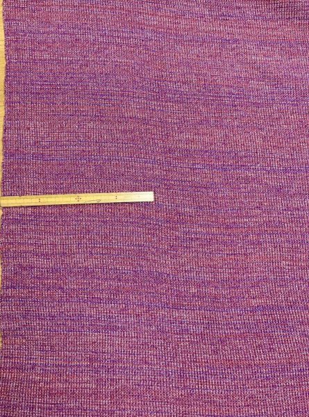 画像2: 生地：綿ポリエステル 霜降りテレコニット（杢ピンク） (2)