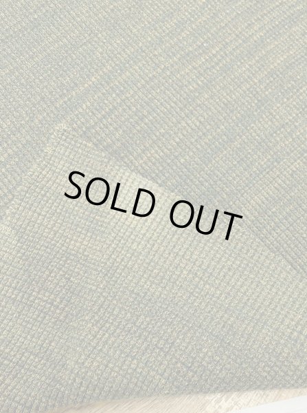 画像4: 生地：綿ポリエステル 霜降りテレコニット（杢グリーン） (4)