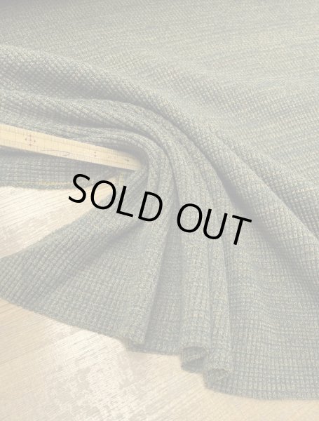 画像6: 生地：綿ポリエステル 霜降りテレコニット（杢グリーン） (6)