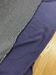 画像8: 生地：ポリエステル100％ ボーダー2WAYストレッチニット（茶／青） (8)