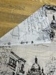 画像4: 生地：ポリエステル100％ パリ風景柄プリント（白×黒） (4)