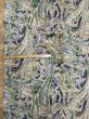 画像2: 生地：ポリエステル100％ ペイズリー柄プリント（グリーン系） (2)