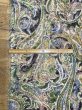 画像3: 生地：ポリエステル100％ ペイズリー柄プリント（グリーン系） (3)