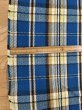 画像3: 生地：綿100%ヘビーツイルチェック柄（ブルー×イエロー） (3)