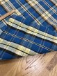 画像4: 生地：綿100%ヘビーツイルチェック柄（ブルー×イエロー） (4)