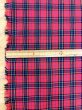 画像3: 生地：綿100％ タータンチェック（レッド×ネイビー） (3)