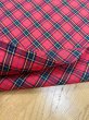 画像5: 生地：綿100％ タータンチェック（レッド×ネイビー） (5)