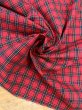 画像7: 生地：綿100％ タータンチェック（レッド×ネイビー） (7)