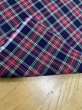 画像4: 生地：綿100％ タータンチェック（ネイビー×レッド） (4)