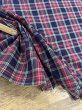 画像6: 生地：綿100％ タータンチェック（ネイビー×レッド） (6)