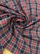 画像7: 生地：綿100％ タータンチェック（ネイビー×レッド） (7)