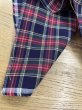 画像8: 生地：綿100％ タータンチェック（ネイビー×レッド） (8)