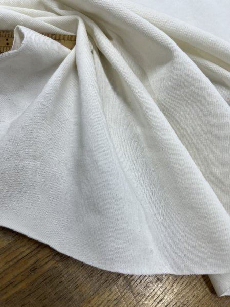 画像6: 生地：厚手ハード天竺（オフ白） (6)