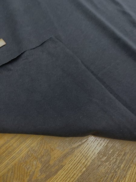 画像4: 生地：厚手ハード天竺（黒） (4)