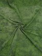 画像7: 生地：ジーナ糸ポリエステルデシン花柄（緑／黒） (7)