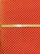 画像3: 生地：ポリエステルデシン／ドットプリント（レッド×ホワイト） (3)