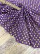 画像5: 生地：ポリエステル 水玉プリントチュール（パープル×イエロー） (5)
