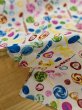 画像4: 生地：ポリエステル100％ キャンディ柄プリント（白） (4)