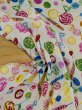 画像6: 生地：ポリエステル100％ キャンディ柄プリント（白） (6)
