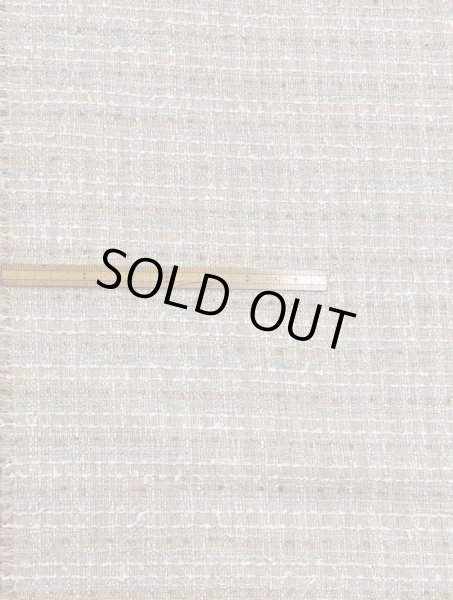 画像2: 生地：コットンポリ ファンシーツイード／ざっくり編み（薄ピンク） (2)