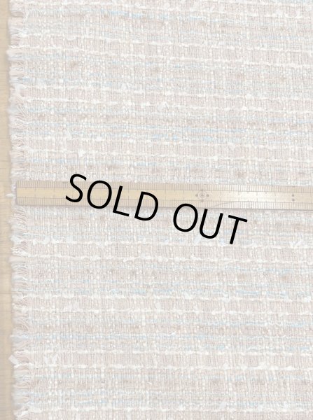 画像3: 生地：コットンポリ ファンシーツイード／ざっくり編み（薄ピンク） (3)