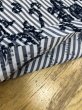画像6: 生地：綿ポリエステル混 ストライプ刺繍カットジャガード（グレー） (6)
