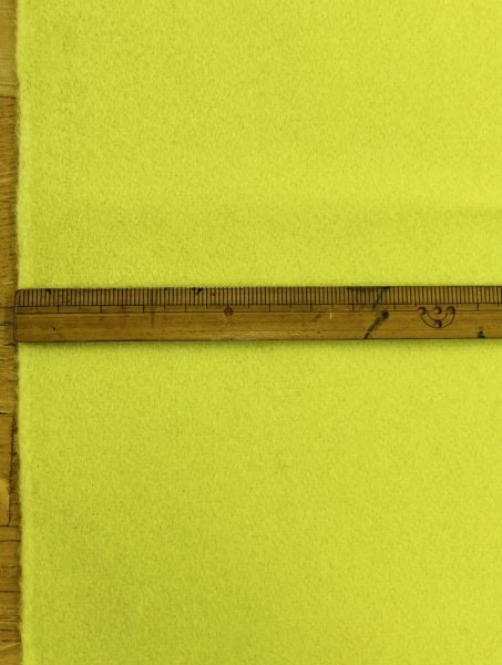 画像3: 生地：ウール混 ソフトメルトン（レモンイエロー） (3)