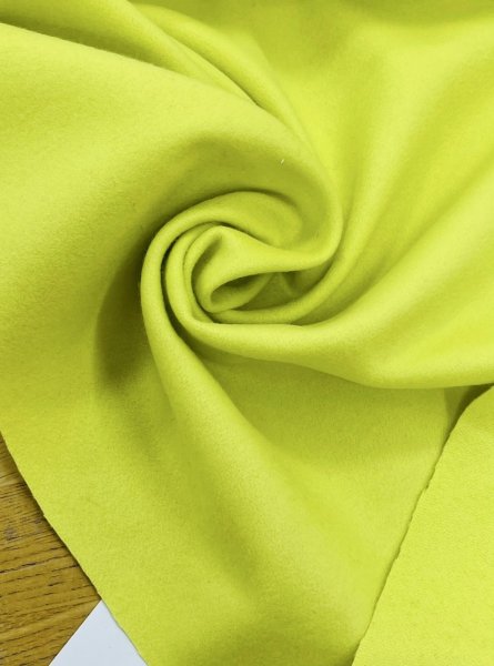 画像7: 生地：ウール混 ソフトメルトン（レモンイエロー） (7)