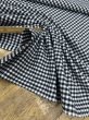画像6: 生地：ポリエステル 綿風微起毛ギンガムチェック（白×黒） (6)