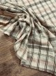 画像6: 生地：綿テンセル先染めシャーリング（ベージュ×ブラウンチェック） (6)