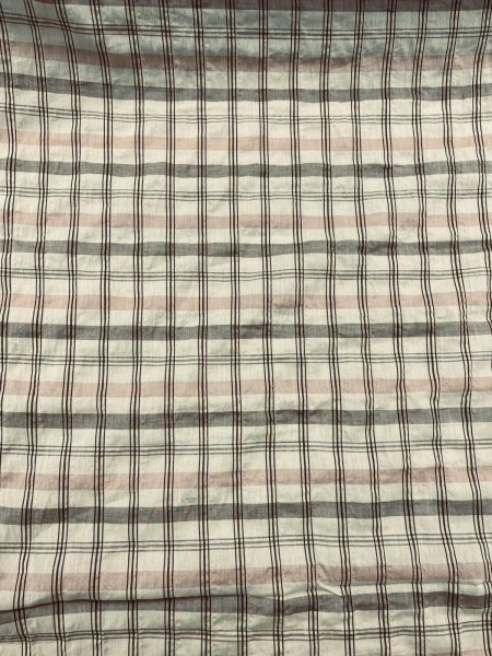 画像8: 生地：綿テンセル先染めシャーリング（ベージュ×ブラウンチェック） (8)