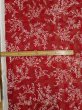 画像2: 生地：綿100％コシラカットプリント（レッド／アイボリー） (2)