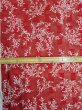 画像3: 生地：綿100％コシラカットプリント（レッド／アイボリー） (3)