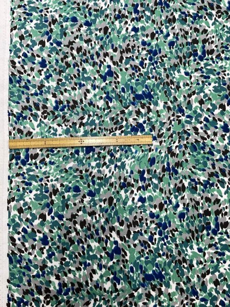 画像2: 生地：ポリ100％フェミニッシュサテン（グリーンミックス） (2)