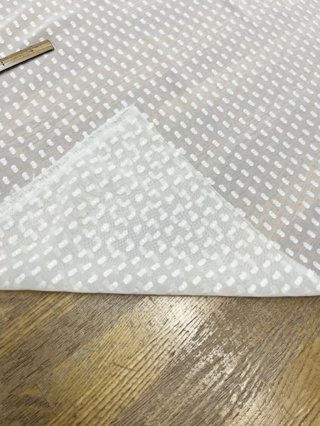 画像4: 生地：ポリエステル100％シフォンカットジャカード（キナリ） (4)