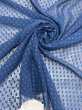 画像6: 生地：ポリエステル100％シフォンカットジャカード（ネイビー） (6)