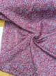 画像7: 生地：ポリエステル100％花唐草プリント（ボルドー×グレー） (7)